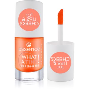 essence WHAT A TINT! blush lichid și luciu de buze - imagine 2